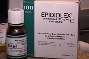 Epidiolex made by GW and distributed by Bayer