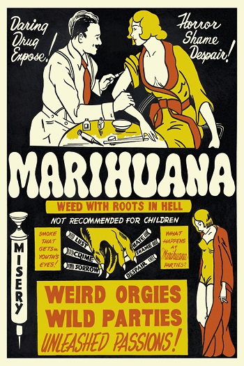 marijuana propaganda poster